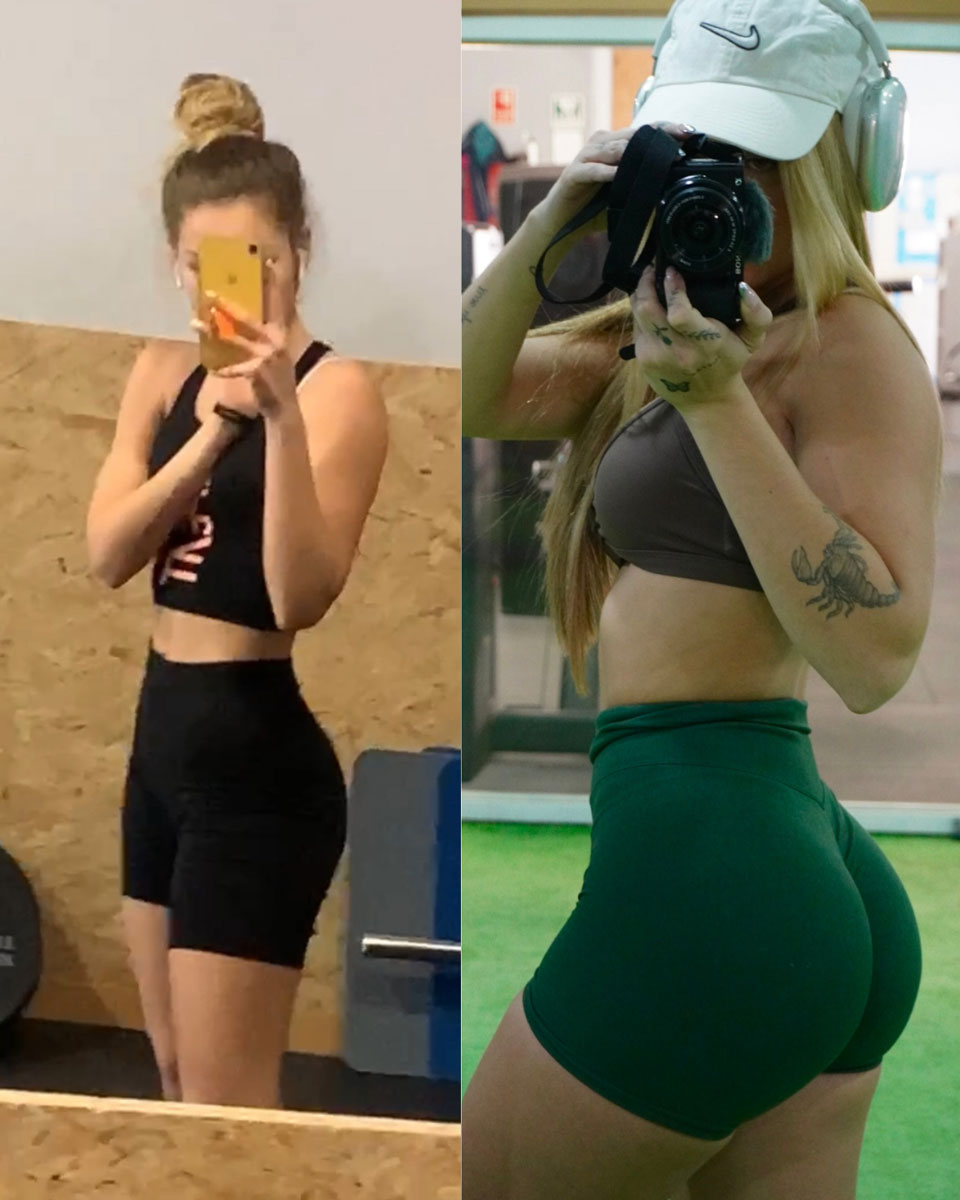 Transformación de la entrenadora.
